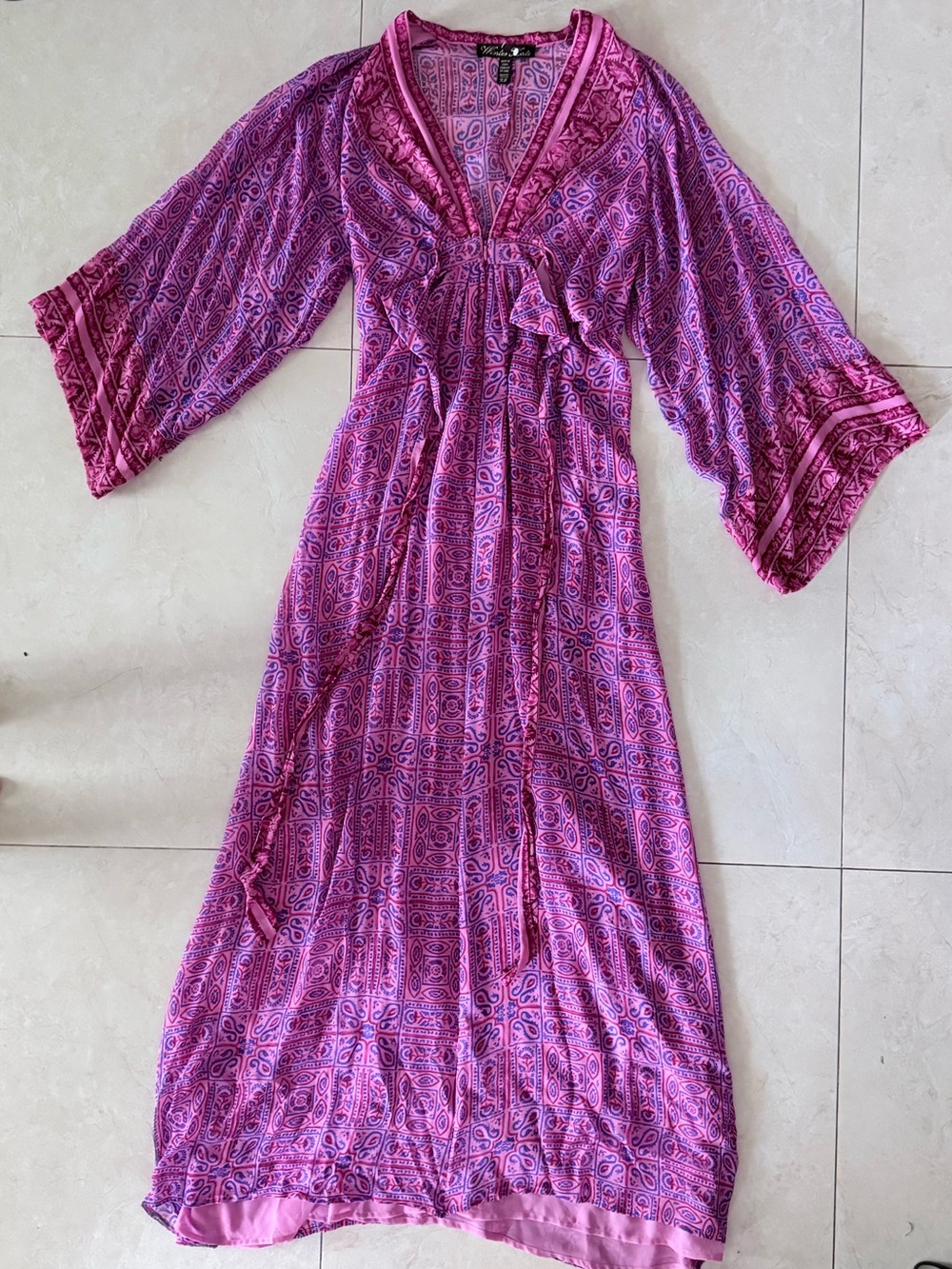 Winter Kate Kimono Maxi Dress